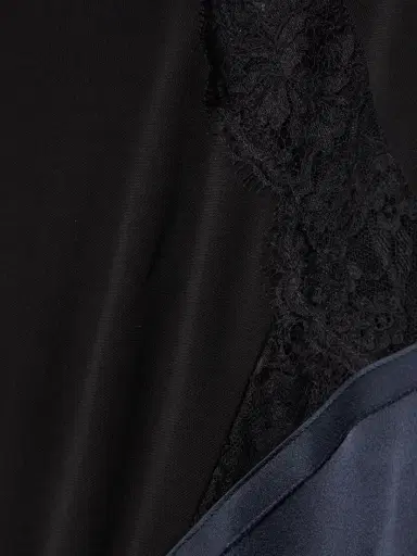 Victoria Beckham Lace-trimmed Crepe And Satin-crepe Gown | Thumbnail 4 Victoria Beckham Lace-trimmed Crepe And Satin-crepe Gown | Thumbnail 4