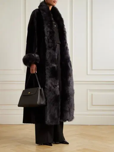 Nour Hammour Sima Shearling Coat | Thumbnail 2