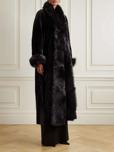 Nour Hammour Sima Shearling Coat | Thumbnail 3