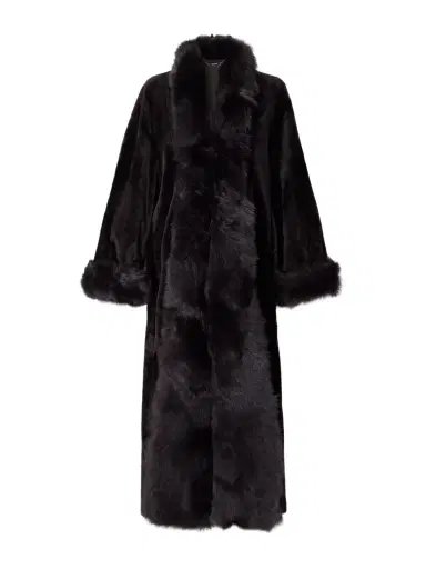 Nour Hammour Sima Shearling Coat | Thumbnail 1