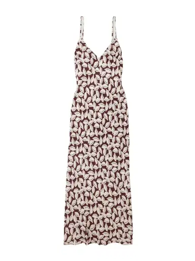 BODE Paper Birch Printed Twill Maxi Dress | Thumbnail 1