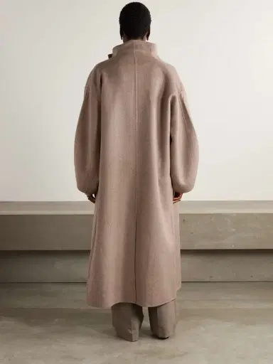 The Frankie Shop Leroy Oversized Brushed Wool-blend Coat | Thumbnail 4