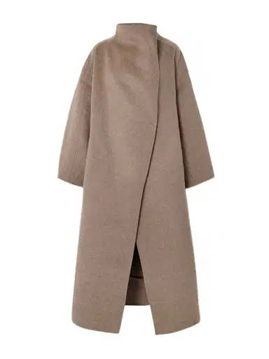The Frankie Shop Leroy Oversized Brushed Wool-blend Coat | Thumbnail 1