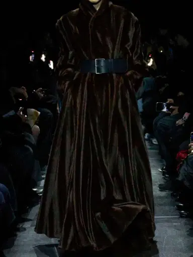 Balenciaga Belted Plush Coat | Thumbnail 5 Balenciaga Belted Plush Coat | Thumbnail 5