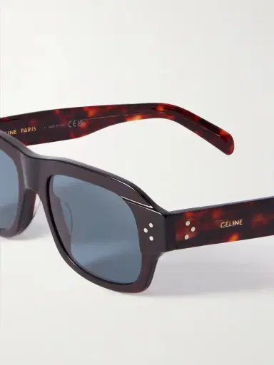 CELINE Eyewear Square-frame Tortoiseshell Acetate Sunglasses | Thumbnail 4 CELINE Eyewear Square-frame Tortoiseshell Acetate Sunglasses | Thumbnail 4