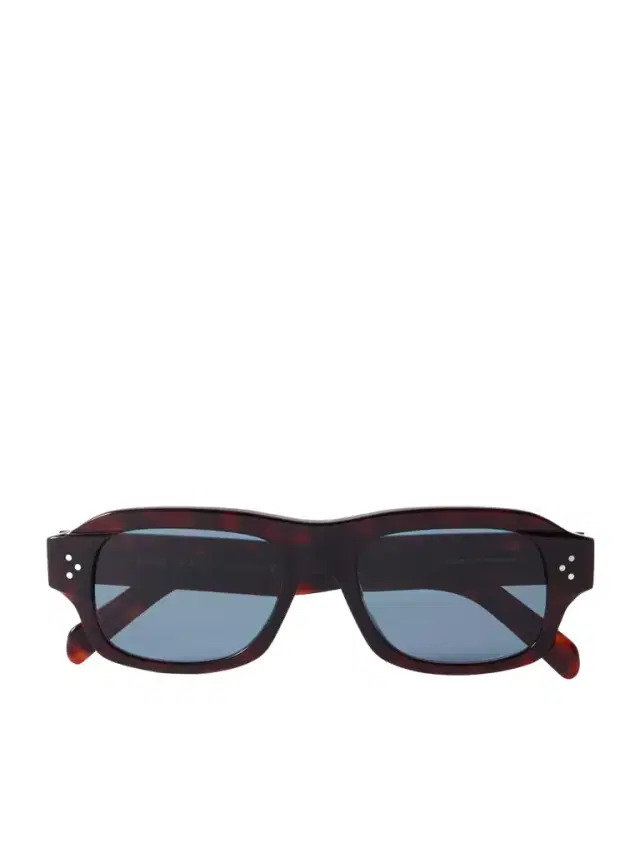 CELINE Eyewear Square-frame Tortoiseshell Acetate Sunglasses