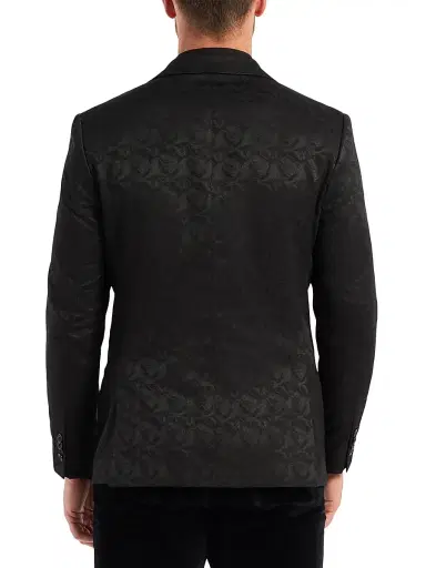 Robert Graham Men's Eldridge Woven Jacquard Sport Coat - Black - Size 42 | Thumbnail 4 Robert Graham Men's Eldridge Woven Jacquard Sport Coat - Black - Size 42 | Thumbnail 4