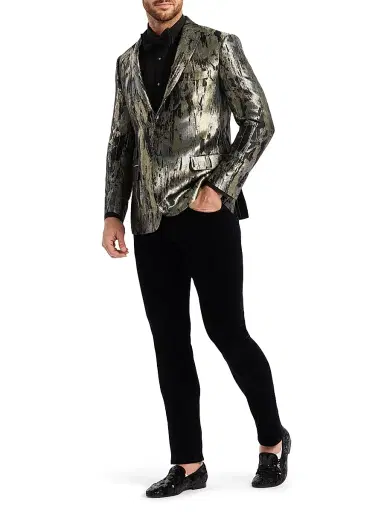 Robert Graham Men's Teagan Metallic Woven Sport Coat - Size 44 | Thumbnail 2 Robert Graham Men's Teagan Metallic Woven Sport Coat - Size 44 | Thumbnail 2