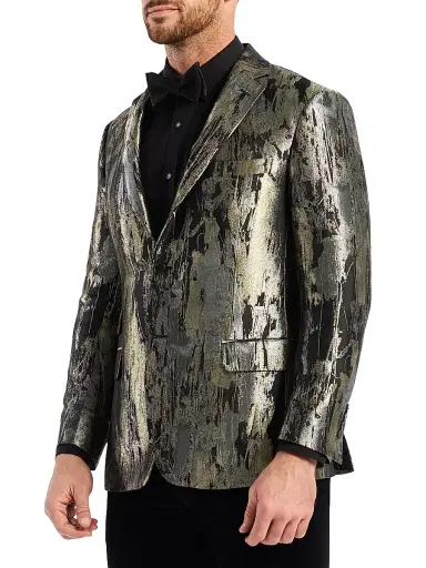 Robert Graham Men's Teagan Metallic Woven Sport Coat - Size 44 | Thumbnail 3 Robert Graham Men's Teagan Metallic Woven Sport Coat - Size 44 | Thumbnail 3