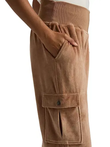 Cinq à Sept Women's Giles Velour Jogger Pants - Mocha - Size Medium | Thumbnail 6 Cinq à Sept Women's Giles Velour Jogger Pants - Mocha - Size Medium | Thumbnail 6