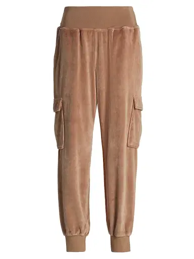 Cinq à Sept Women's Giles Velour Jogger Pants - Mocha - Size Medium | Thumbnail 1 Cinq à Sept Women's Giles Velour Jogger Pants - Mocha - Size Medium | Thumbnail 1