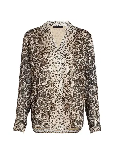 Elie Tahari Women's Madeline Printed Silk-Blend Blouse | Thumbnail 1
