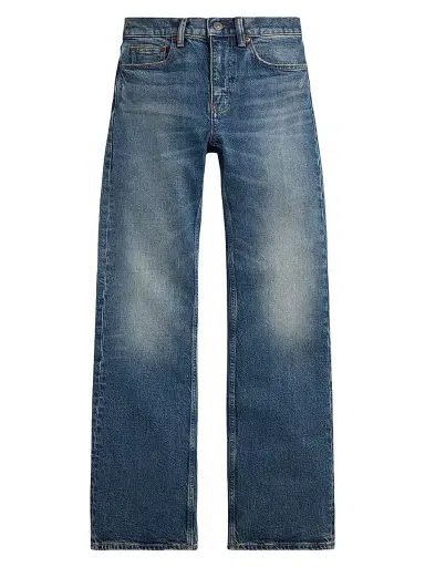 Polo Ralph Lauren Women's High-Rise Straight-Leg Jeans - Peoria Wash | Thumbnail 1