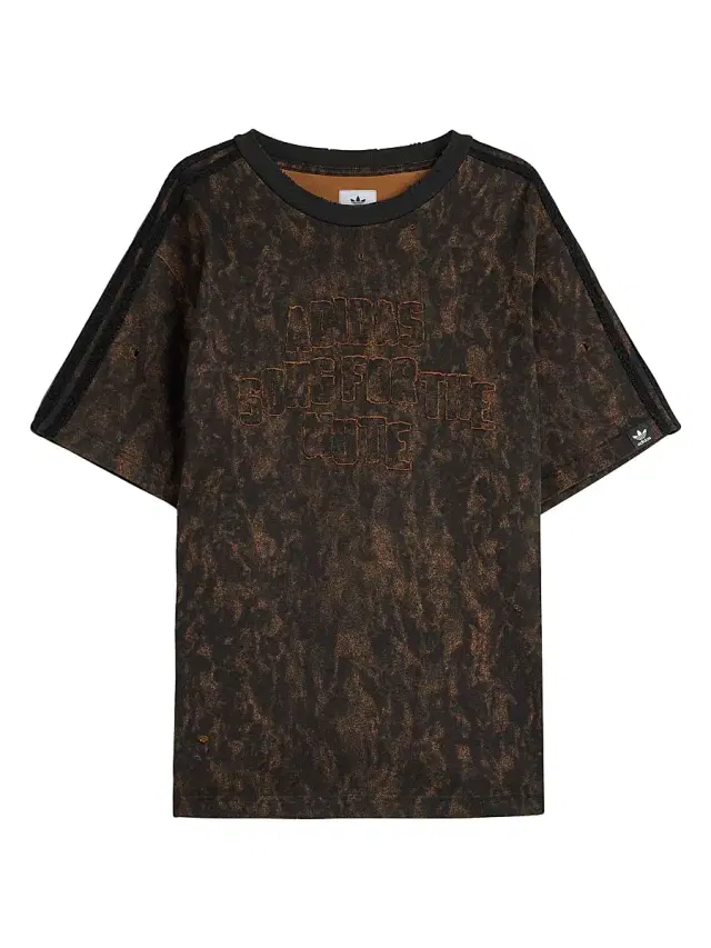 Men's  x SFTM ADI006 Logo-Embroidered Cotton Crewneck T-Shirt - Stone Khaki