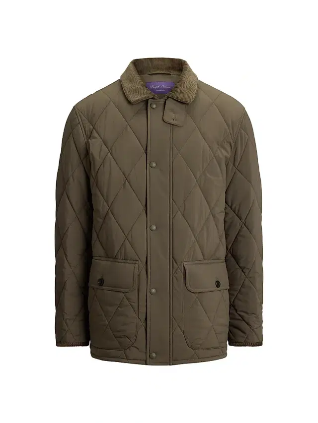 Ralph Lauren Purple Label Men's Carleton Quilted Barn Jacket - Olive
