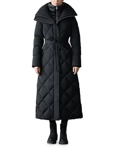 Mackage Women's Laurella Quilted Down Coat - Black - Size XL | Thumbnail 2
