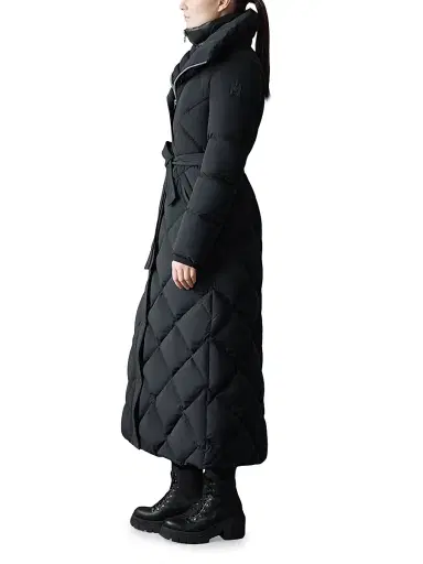 Mackage Women's Laurella Quilted Down Coat - Black - Size XL | Thumbnail 4