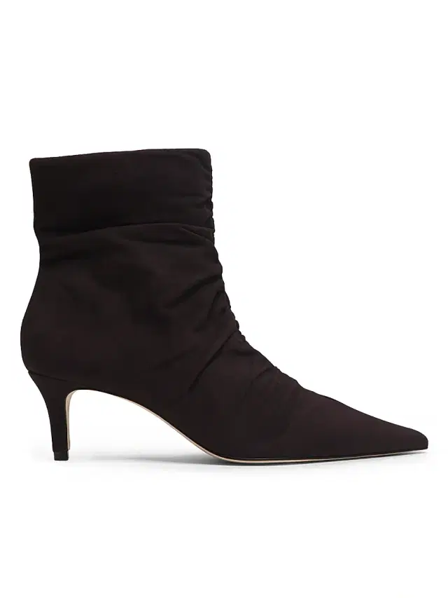 22élevé Women's Ruched Suede Booties