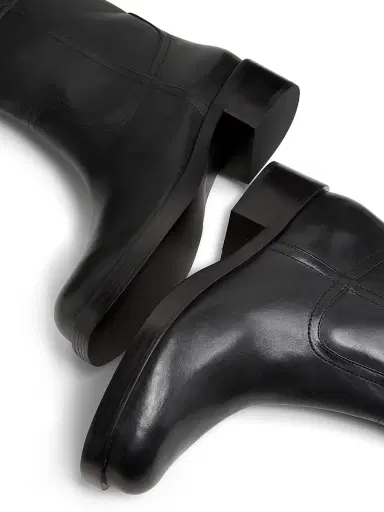 22élevé Women's 40MM Leather Motorcycle Boots | Thumbnail 6