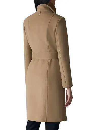 Mackage Women's Norita Belted Wool Coat - Otter - Size XL | Thumbnail 5