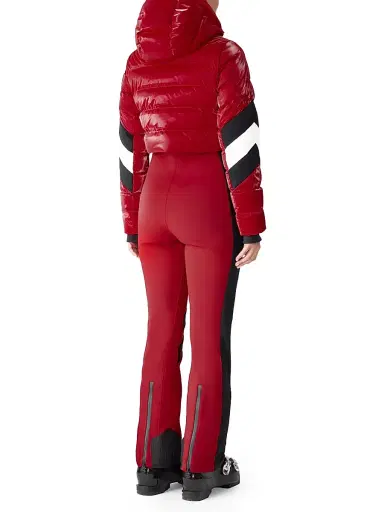 Mackage Women's Satory Glo Down One-Piece Ski Suit - Red - Size XL | Thumbnail 4