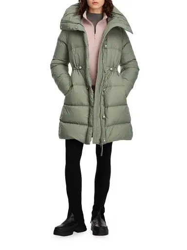 Canada Goose Women's Montgomery Hooded Down Coat - Sagebrush Armoise - Size Small | Thumbnail 2