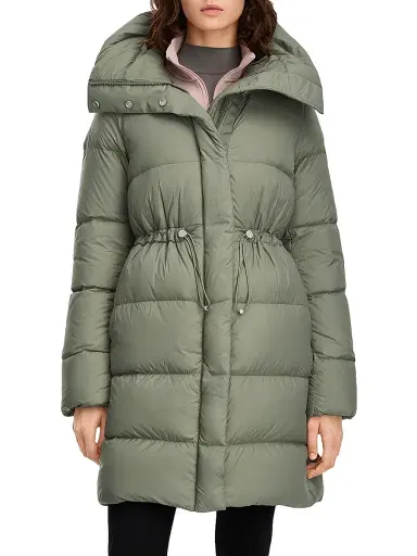 Canada Goose Women's Montgomery Hooded Down Coat - Sagebrush Armoise - Size Small | Thumbnail 3