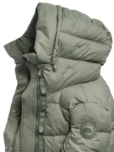 Canada Goose Women's Montgomery Hooded Down Coat - Sagebrush Armoise - Size Small | Thumbnail 8
