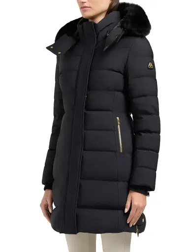 Moose Knuckles Women's Nyluxe Watershed Down Parka - Black | Thumbnail 5