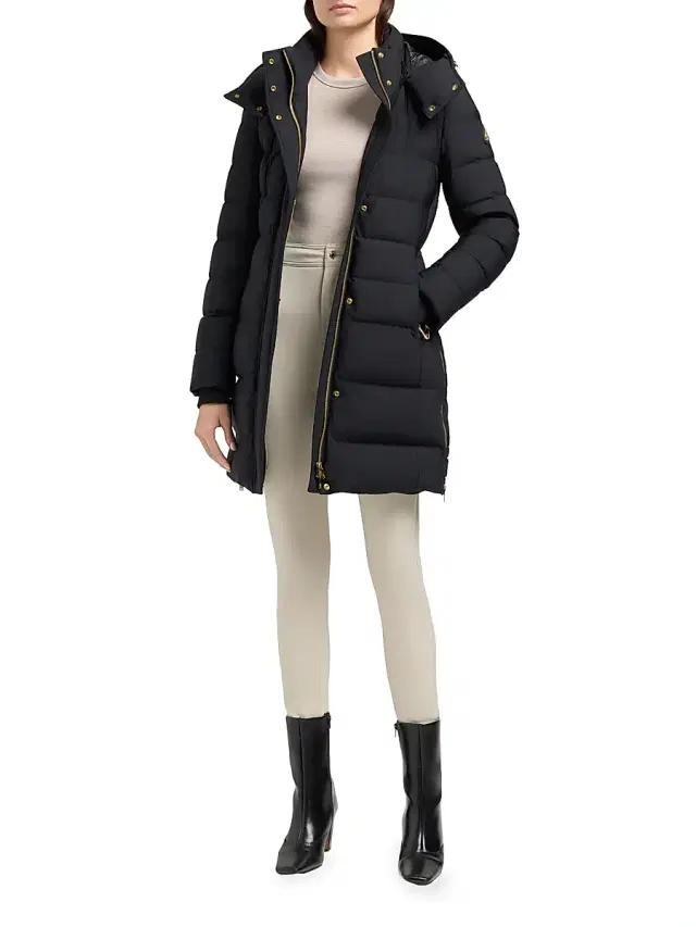 Moose Knuckles Women's Nyluxe Watershed Down Parka - Black