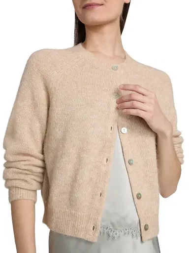 DÔEN Women's Petra Knit Cardigan - Hazelnut Creme - Size XS | Thumbnail 6 DÔEN Women's Petra Knit Cardigan - Hazelnut Creme - Size XS | Thumbnail 6