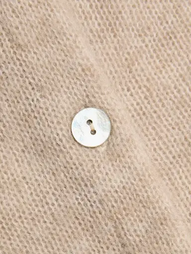 DÔEN Women's Petra Knit Cardigan - Hazelnut Creme - Size XS | Thumbnail 7 DÔEN Women's Petra Knit Cardigan - Hazelnut Creme - Size XS | Thumbnail 7