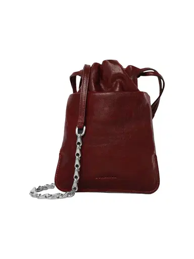 BONASTRE Men's Cloud Leather Pouch With Chain | Thumbnail 1 BONASTRE Men's Cloud Leather Pouch With Chain | Thumbnail 1