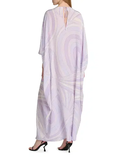 PUCCI Women's Passepartout Crêpe De Chine Oversized Caftan | Thumbnail 5 PUCCI Women's Passepartout Crêpe De Chine Oversized Caftan | Thumbnail 5