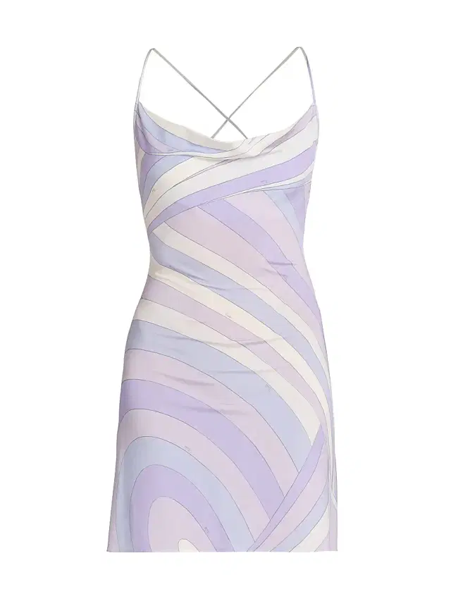 PUCCI Women's Passepartout Jersey Satin Minidress - Lavander