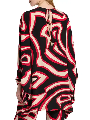 PUCCI Women's Passepartout Crêpe De Chine Caftan | Thumbnail 5