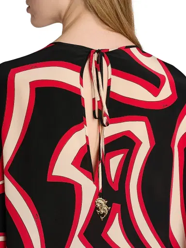 PUCCI Women's Passepartout Crêpe De Chine Caftan | Thumbnail 6