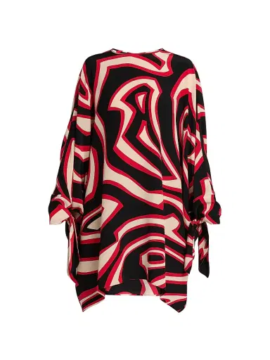 PUCCI Women's Passepartout Crêpe De Chine Caftan | Thumbnail 1