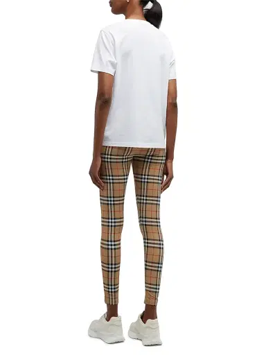 Burberry Women's Belvoir Vintage Check Leggings - Archive Beige - Size XXS | Thumbnail 5