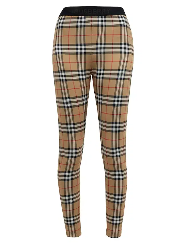 Women's Belvoir Vintage Check Leggings - Archive Beige