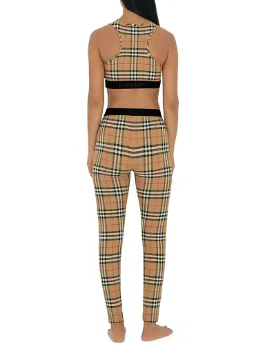 Burberry Women's Dalby Vintage Check Sports Bra | Thumbnail 4 Burberry Women's Dalby Vintage Check Sports Bra | Thumbnail 4
