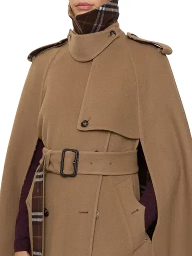 Burberry Women's Bellemont Double-Breasted Cape | Thumbnail 5 Burberry Women's Bellemont Double-Breasted Cape | Thumbnail 5