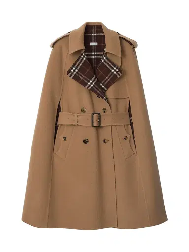 Burberry Women's Bellemont Double-Breasted Cape | Thumbnail 1 Burberry Women's Bellemont Double-Breasted Cape | Thumbnail 1