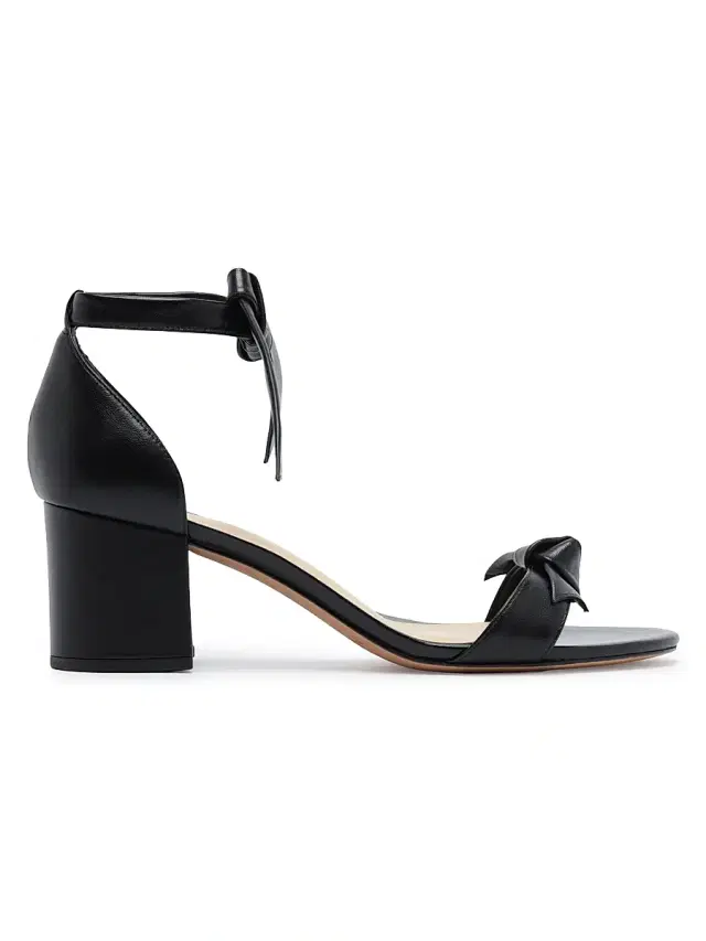 Alexandre Birman Women's Clarita 60MM Leather Sandals - Black