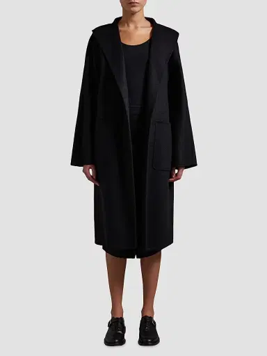 Max Mara Women's Midi Cashmere Cardigan Coat - Black - Size 6 | Thumbnail 2 Max Mara Women's Midi Cashmere Cardigan Coat - Black - Size 6 | Thumbnail 2