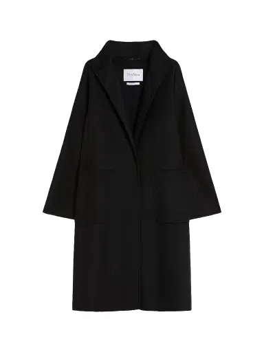 Max Mara Women's Midi Cashmere Cardigan Coat - Black - Size 6 | Thumbnail 1 Max Mara Women's Midi Cashmere Cardigan Coat - Black - Size 6 | Thumbnail 1