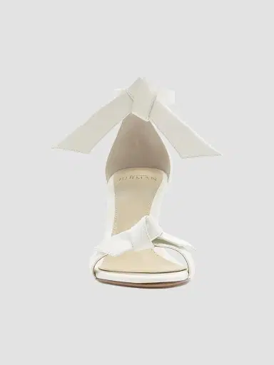 Alexandre Birman Women's Clarita 75MM Leather Sandals - White - Size 12 | Thumbnail 4 Alexandre Birman Women's Clarita 75MM Leather Sandals - White - Size 12 | Thumbnail 4