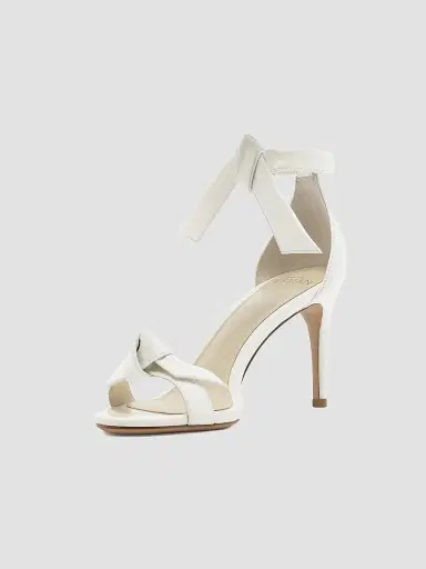 Alexandre Birman Women's Clarita 75MM Leather Sandals - White - Size 12 | Thumbnail 9 Alexandre Birman Women's Clarita 75MM Leather Sandals - White - Size 12 | Thumbnail 9