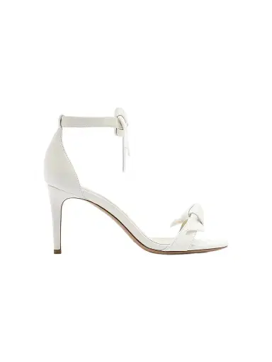Alexandre Birman Women's Clarita 75MM Leather Sandals - White - Size 12 | Thumbnail 1 Alexandre Birman Women's Clarita 75MM Leather Sandals - White - Size 12 | Thumbnail 1