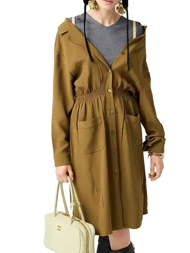 Miu Miu Women's Sablé Dress | Thumbnail 5 Miu Miu Women's Sablé Dress | Thumbnail 5